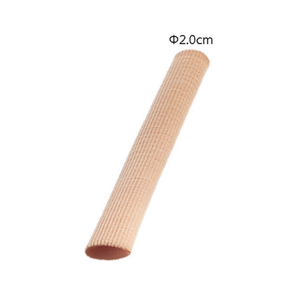 Fabric Toe Separator Finger Protector, Bunion Corrector Tube, Applicator Corn Callus Remover Pedicure Foot Care