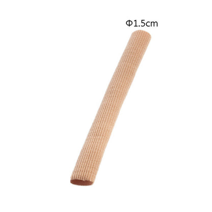 Fabric Toe Separator Finger Protector, Bunion Corrector Tube, Applicator Corn Callus Remover Pedicure Foot Care