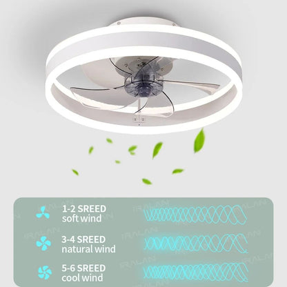 Modern LED Ceiling Fan With Remote Control And Silent Motor 4