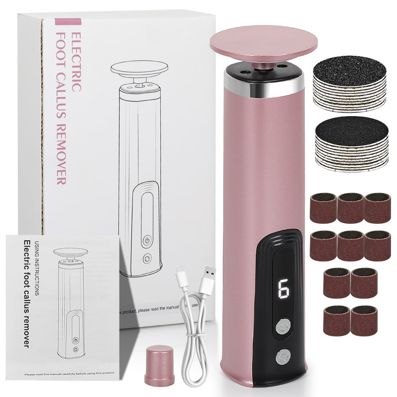 Electric Callus Remover Pedicure File 2 in 1 Foot Care Tool, Hand and Foot Electric Care Tools Polish and Smooth Shine