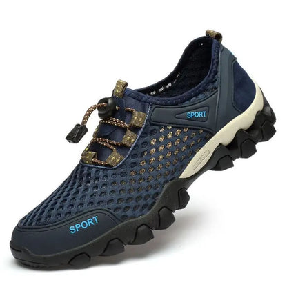Mens Breathable Mesh Hiking Shoes Lightweight Non Slip Casual Sneakers 10