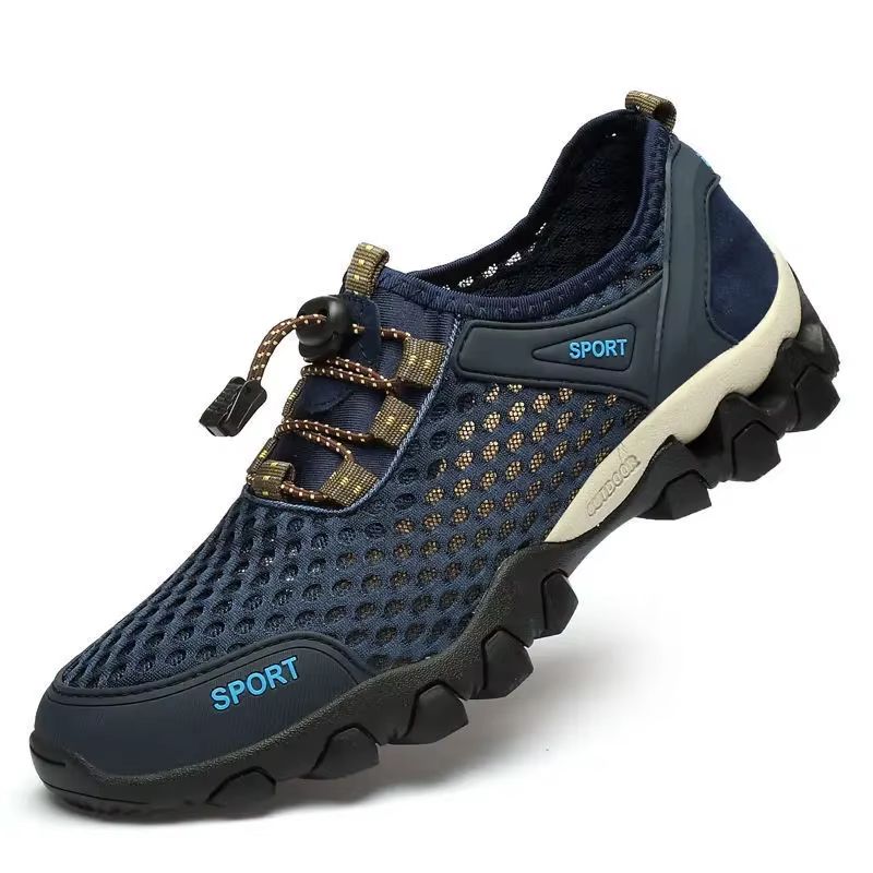 Mens Breathable Mesh Hiking Shoes Lightweight Non Slip Casual Sneakers 8