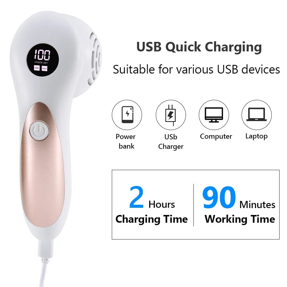 Electric Pedicure Tools Foot Care File, Feet Callus Remover Foot Files Machine for Heels Hard Dead Skin and Cracked Feet