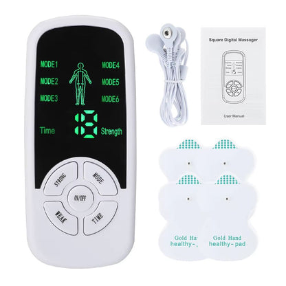Electric Muscle Stimulator Tens Unit Body Massager for Back Neck and Physiotherapy