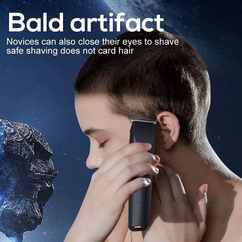 USB Rechargeable Hair Clipper With Adjustable Cutter Head For Beard And Hair Trimming 4