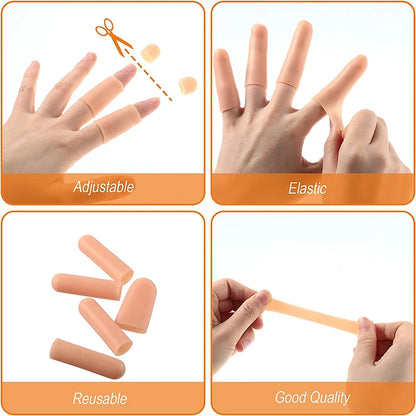 Toe Separator Finger Protector 10pcs Silicone, Corn Callus Remover Bunion Corrector, Pedicure Tools Foot Care Tool