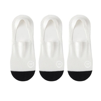 Mens Invisible Boat Socks Breathable Sweat Absorbing Mesh Socks 6