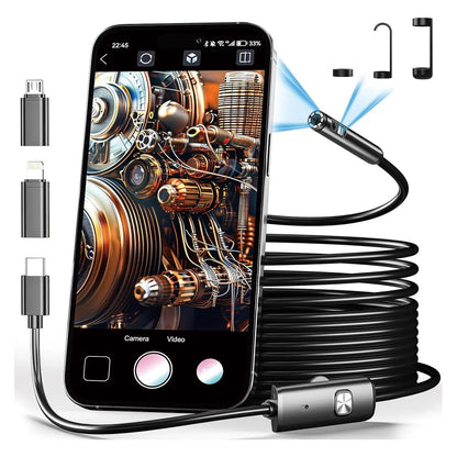 8mm 1080P Endoscope Inspection Camera For IPhone And Android 5