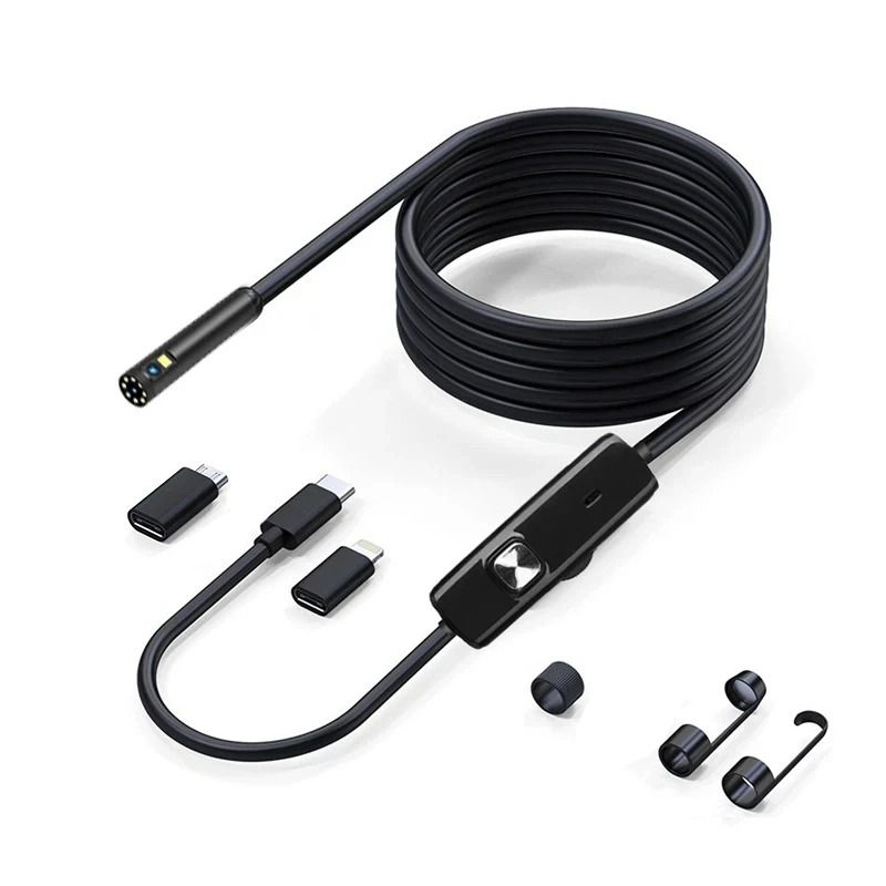 8mm 1080P Endoscope Inspection Camera For IPhone And Android 8