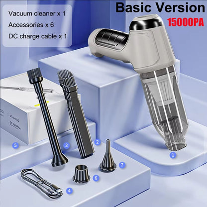 Car Vacuum Cleaner 95000PA Wireless Handheld Strong Suction Portable Vacuum 6