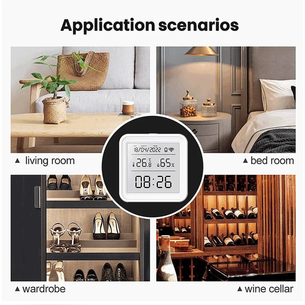 Smart Temperature And Humidity Sensor With WiFi Zigbee Remote Monitoring 3