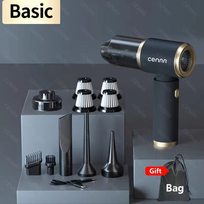 CENRR 210000PA Mini Wireless Handheld Car Vacuum Cleaner Portable Powerful Suction 8