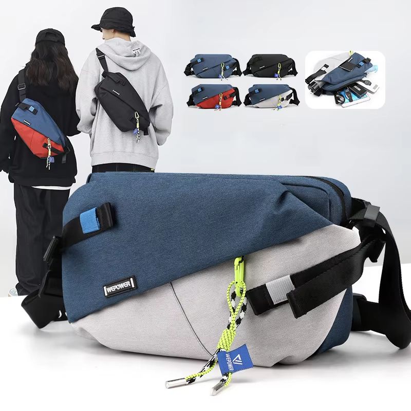 High-Quality Nylon Waist Pack – Unisex Chest Pack & Travel Crossbody Bag