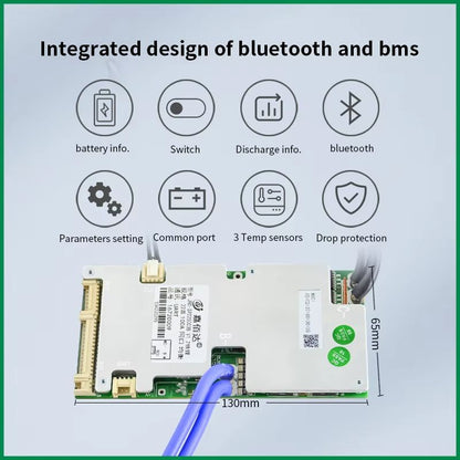 JBD Smart LiFePO4 BMS With Bluetooth  6S To 21S Balance Board For EBike 1