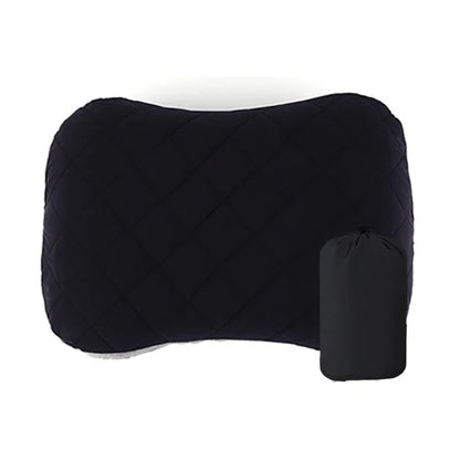 Ergonomic Inflating Camping Pillow Travel Neck Support Cushion Lightweight Lumbar Pillow With Soft  9
