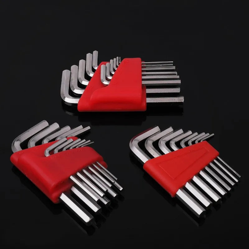 5811 Pcs Metric Allen Wrench Set Short Arm LShape Hex Key Set For Vehicle Repair Home Hand Tools 5