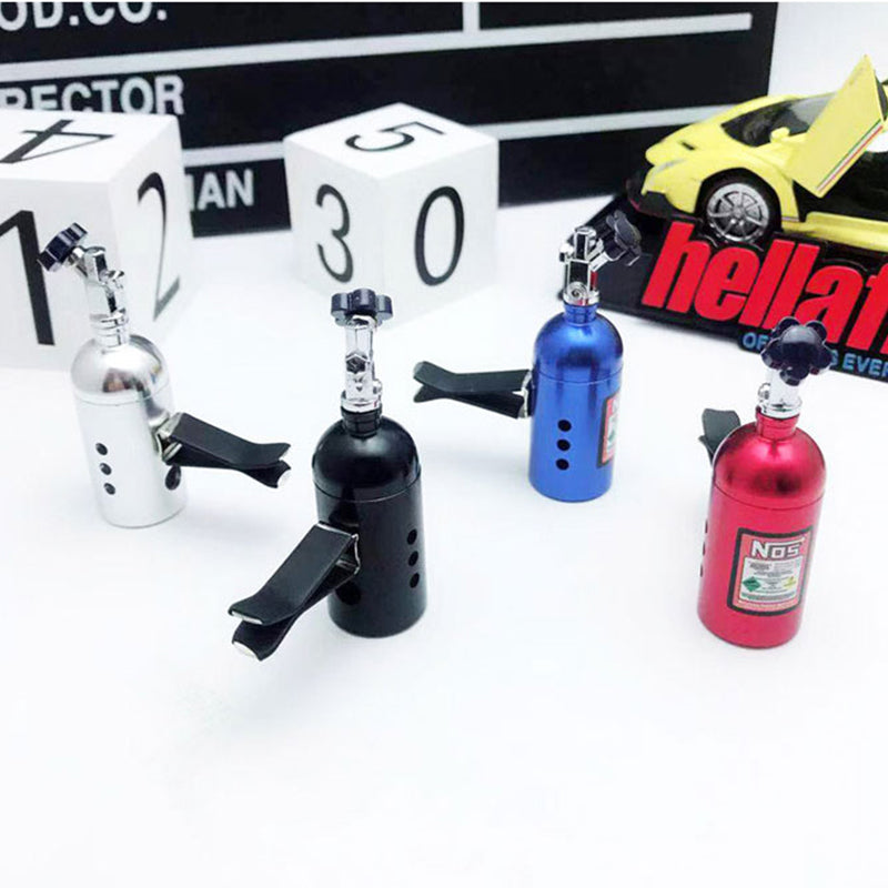 Hot Sale NOS Nitrogen Bottle Car Air Freshener, Auto Vent Clip Aromatherapy Perfume for Long-Lasting Fragrance