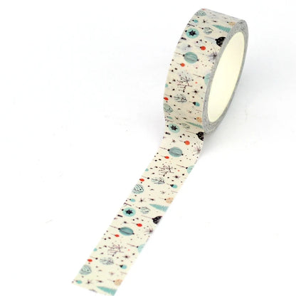 10M Christmas Lanterns Washi Tape, NEW Decorative Scrapbooking Journaling Tape, Adhesive Masking Cute Stationery