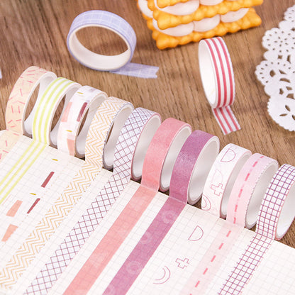 20 Rolls Vintage Washi Tape, DIY Collage Art Junk Journal, Scrapbook Masking Tape Handmade Holiday Gift Decoration