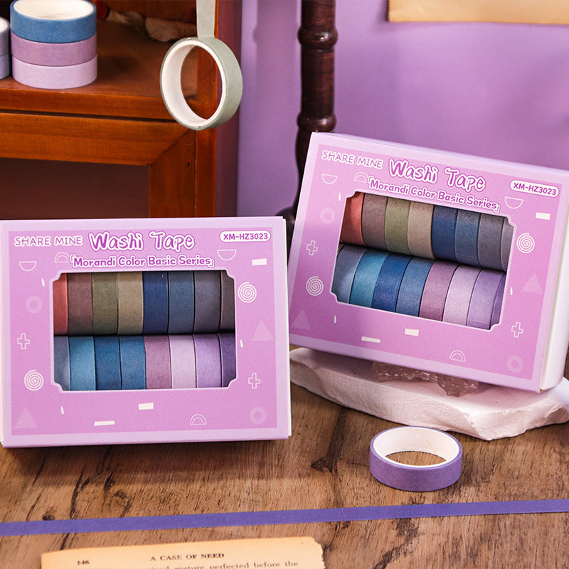 20 Rolls Vintage Washi Tape, DIY Collage Art Junk Journal, Scrapbook Masking Tape Handmade Holiday Gift Decoration