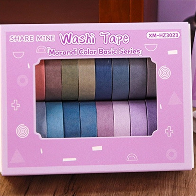 20 Rolls Vintage Washi Tape, DIY Collage Art Junk Journal, Scrapbook Masking Tape Handmade Holiday Gift Decoration