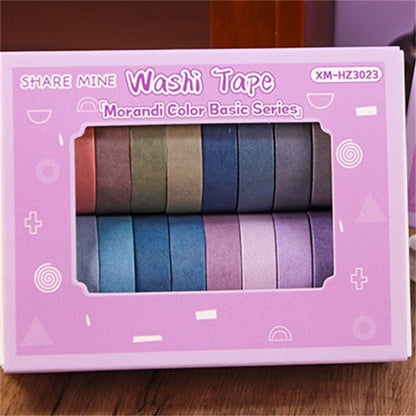 20 Rolls Vintage Washi Tape, DIY Collage Art Junk Journal, Scrapbook Masking Tape Handmade Holiday Gift Decoration