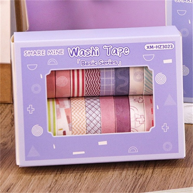20 Rolls Vintage Washi Tape, DIY Collage Art Junk Journal, Scrapbook Masking Tape Handmade Holiday Gift Decoration