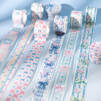 Plaid Texture Washi Tape 3 Rolls Set for Scrapbooking, DIY Journal Collage Art, Phone Case Notebook Decoration Crafts