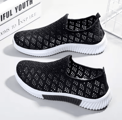 BreezeWalk Womens Mesh Sneakers Lightweight Breathable Casual Shoes 1