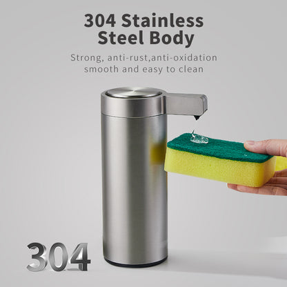 Smart Automatic Sensor Soap Dispenser Stainless Steel Kitchen Soap Machine For Hand Sanitizer  Body 1