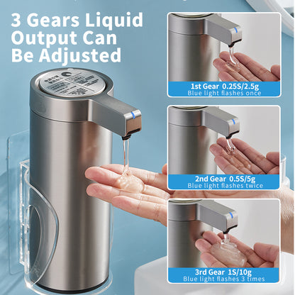 Smart Automatic Sensor Soap Dispenser Stainless Steel Kitchen Soap Machine For Hand Sanitizer  Body 3