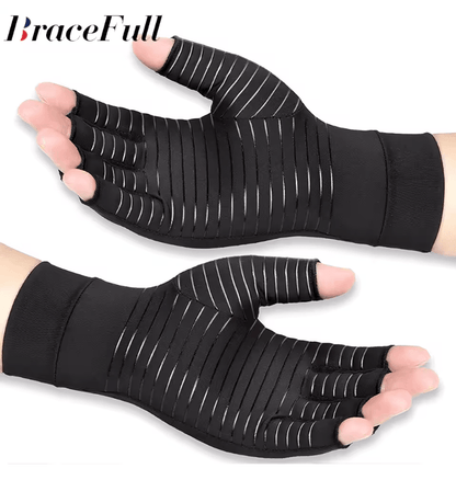 ReliefFlex Copper Compression Gloves for Arthritis and Hand Support