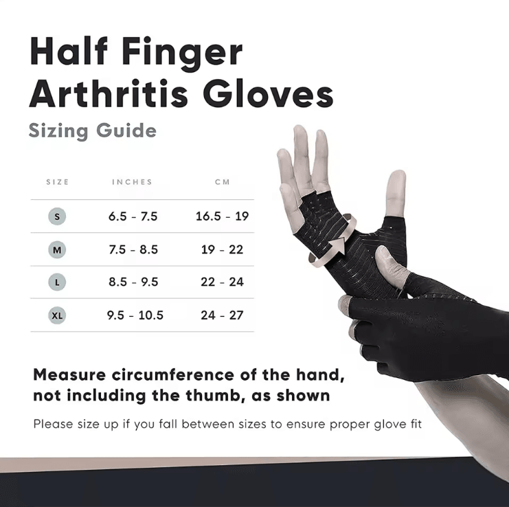 ReliefFlex Copper Compression Gloves For Arthritis And Hand Support 1