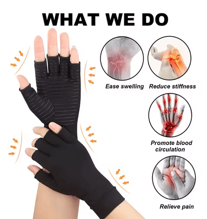 ReliefFlex Copper Compression Gloves For Arthritis And Hand Support 2