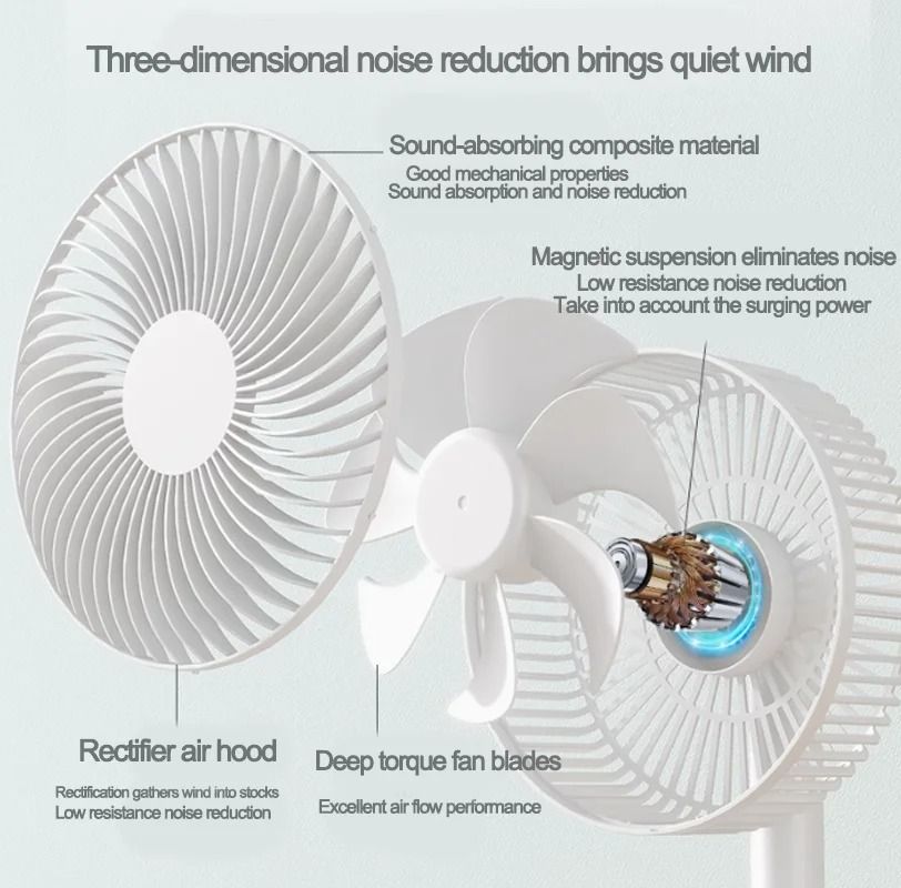 Portable Mini USB Desk Fan With Adjustable Tilt 4