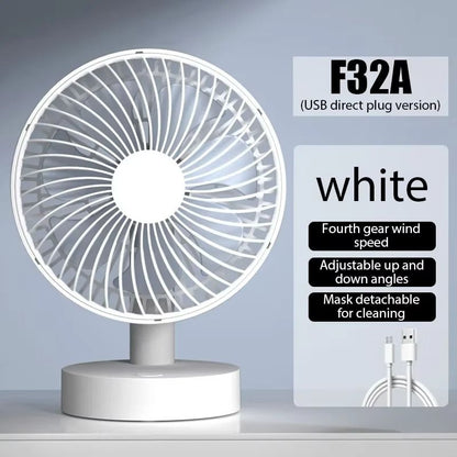 Portable Mini USB Desk Fan With Adjustable Tilt 6