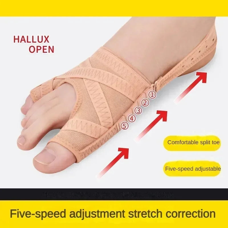 Fabric Bunion Corrector Breathable For Hallux Valgus Sleeve Spacer Separator Toe Corrector Easy To  2