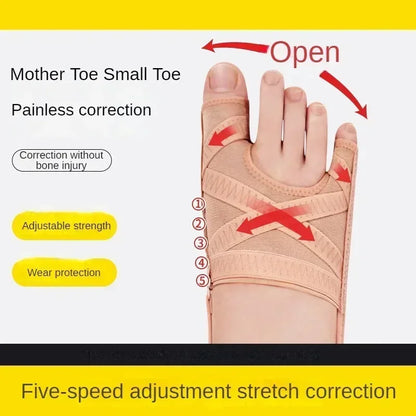 Fabric Bunion Corrector Breathable For Hallux Valgus Sleeve Spacer Separator Toe Corrector Easy To  3