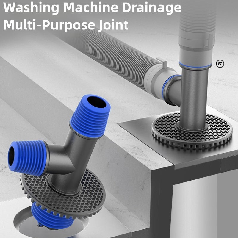 Universal Washing Machine Floor Drain Seal 2in1 Sewer Drain Connector Odor Blocker For Sink Sewer A 1