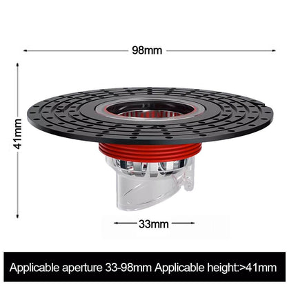 ABS Shower Drain Cover, Anti-Odor Floor Drain Core, Toilet Sewer Plug for No Smell Bathroom, Bath & Sink Strainer