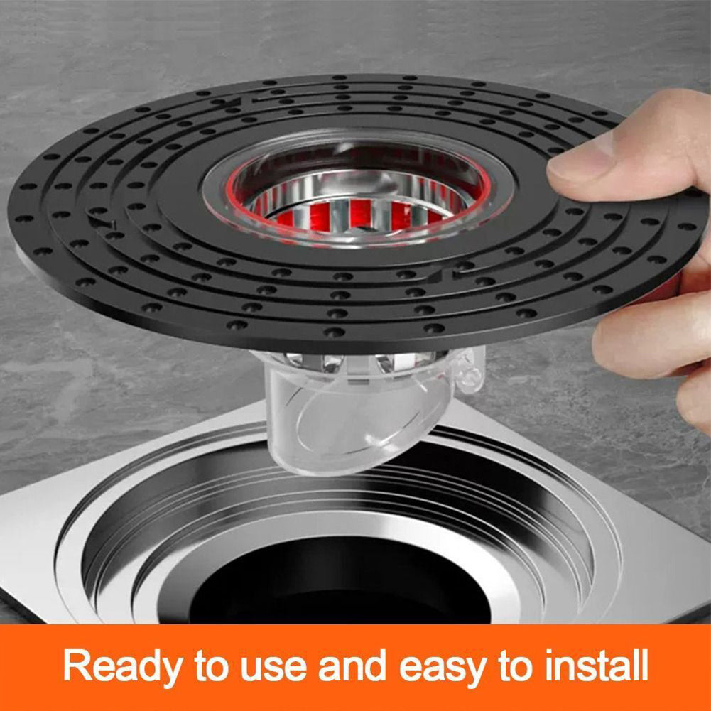 ABS Shower Drain Cover, Anti-Odor Floor Drain Core, Toilet Sewer Plug for No Smell Bathroom, Bath & Sink Strainer