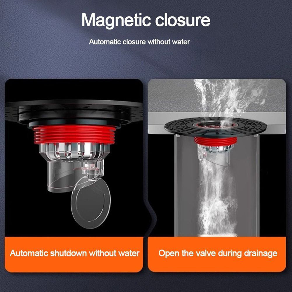 ABS Shower Drain Cover, Anti-Odor Floor Drain Core, Toilet Sewer Plug for No Smell Bathroom, Bath & Sink Strainer