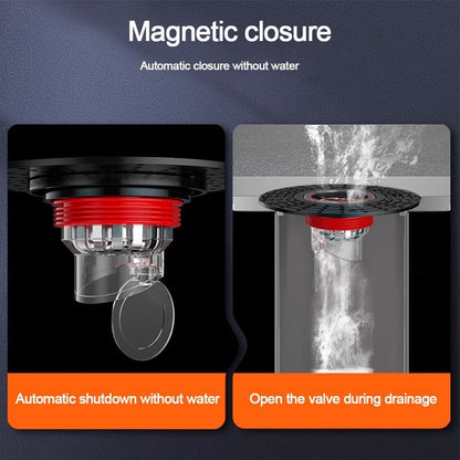ABS Shower Drain Cover, Anti-Odor Floor Drain Core, Toilet Sewer Plug for No Smell Bathroom, Bath & Sink Strainer