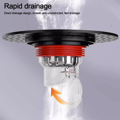 ABS Shower Drain Cover, Anti-Odor Floor Drain Core, Toilet Sewer Plug for No Smell Bathroom, Bath & Sink Strainer