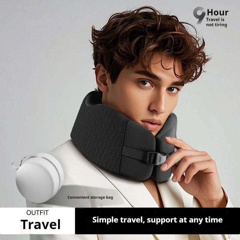 Memory Foam Ushaped Pillow Travel Neck Pillow Soft Comfortable Car Airplane Pillow Office Sleeping  3
