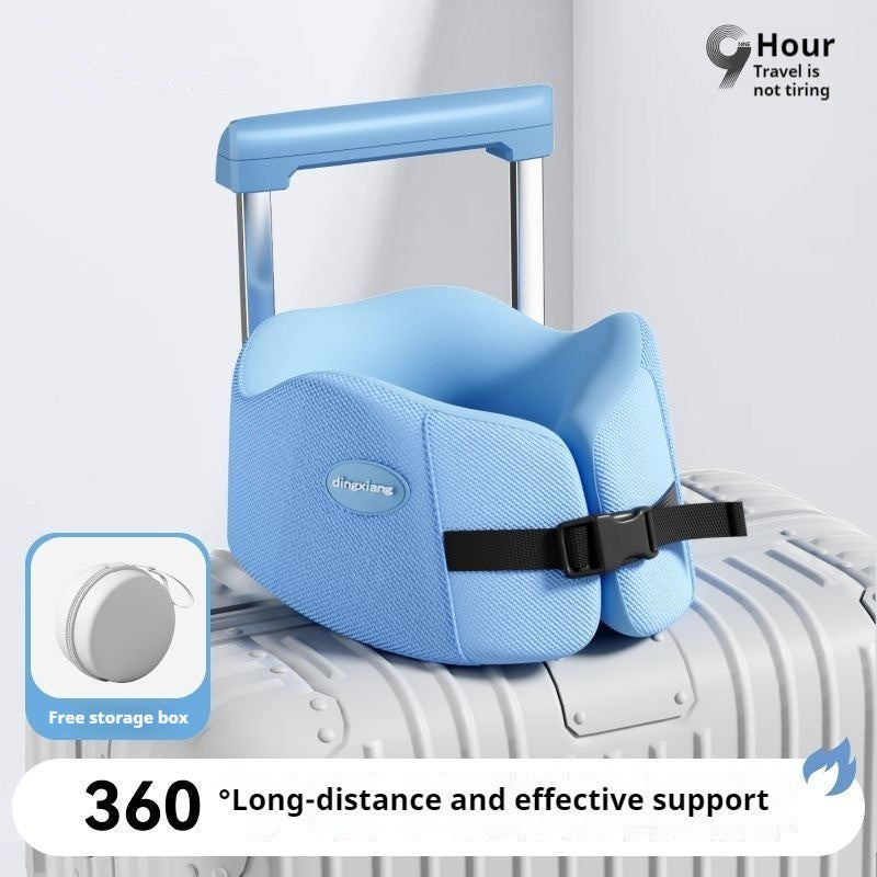 Memory Foam Ushaped Pillow Travel Neck Pillow Soft Comfortable Car Airplane Pillow Office Sleeping  4