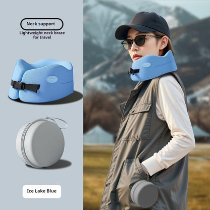 Memory Foam Ushaped Pillow Travel Neck Pillow Soft Comfortable Car Airplane Pillow Office Sleeping  8