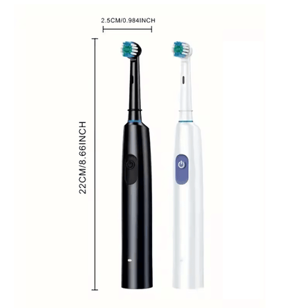 ProClean Rotary Electric Toothbrush Rechargeable With 8 Soft Brush Heads 1