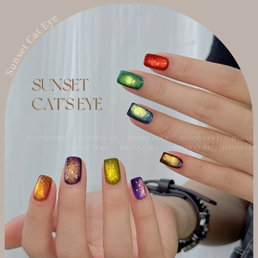 Cat Eye Gel Nail Polish Autumn Winter, Soak Off Gellak Gelpolish Nail Art Kit, Varnish Nail Set with Color Card