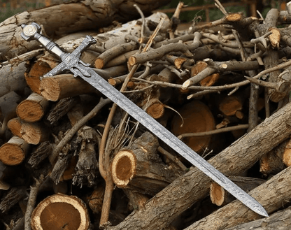 HandForged Damascus Steel Viking Sword